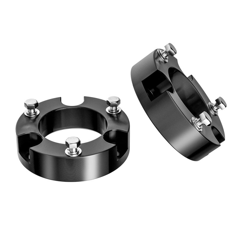 FLYCLE 2.5 inch Leveling Kits for 2005-2023 Tacoma, 2003-2023 4Runner, 2007-2015 FJ Curiser, Front Strut Spacers 2.5'' Lift Kit Compatible with Tacoma 4Runner FJ Curiser - Image 1